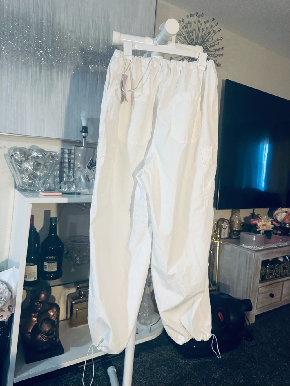 wild fable White Cargo Jogger Pants